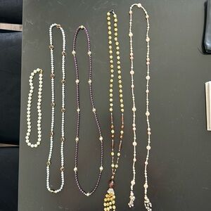 Costume Jewelry Necklaces lot of 5